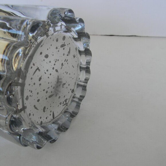 NEW 7.875"TALL Illuminated Mercury Glass Hurricane by Valerie PARR HILL SILVER - Picture 4 of 4